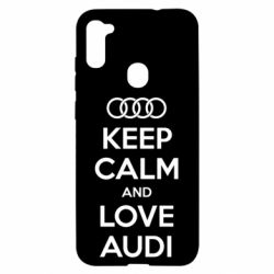 Чехол для Samsung A11/M11 Keep Calm and Love Audi - PrintSalon