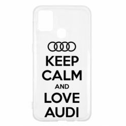 Чехол для Samsung M31 Keep Calm and Love Audi - PrintSalon