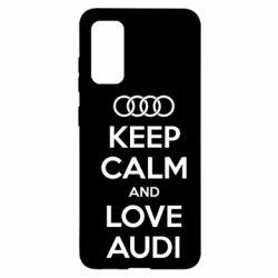 Чехол для Samsung S20 Keep Calm and Love Audi - PrintSalon