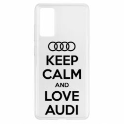 Чехол для Samsung S20 FE Keep Calm and Love Audi - PrintSalon