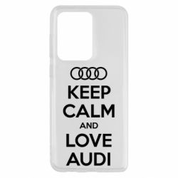 Чехол для Samsung S20 Ultra Keep Calm and Love Audi - PrintSalon