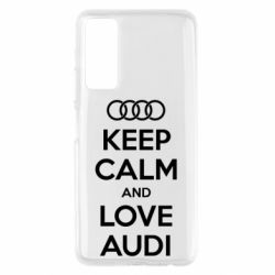 Чехол для Huawei P Smart 2021 Keep Calm and Love Audi - PrintSalon