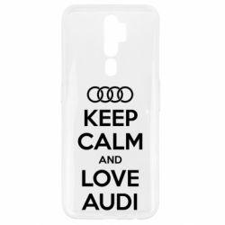 Чехол для Oppo A5/A9 2020 Keep Calm and Love Audi - PrintSalon
