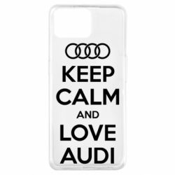 Чехол для Oppo A73 Keep Calm and Love Audi - PrintSalon