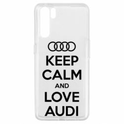Чехол для Oppo A91/Reno3 Keep Calm and Love Audi - PrintSalon