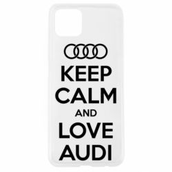 Чехол для Oppo A92s Keep Calm and Love Audi - PrintSalon