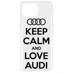 Чехол для Oppo Reno 4 Lite Keep Calm and Love Audi - PrintSalon