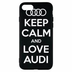 Чехол для iPhone 8 Keep Calm and Love Audi - PrintSalon