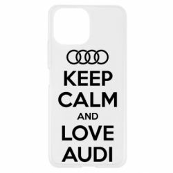 Чехол для Xiaomi Mi11 Lite Keep Calm and Love Audi - PrintSalon