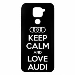 Чехол для Xiaomi Redmi Note 9/Redmi 10X Keep Calm and Love Audi - PrintSalon