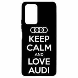 Чехол для Xiaomi Redmi Note 10 Pro Keep Calm and Love Audi - PrintSalon
