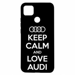 Чехол для Xiaomi Redmi 9c Keep Calm and Love Audi - PrintSalon
