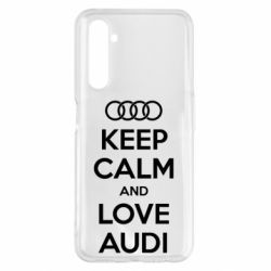 Чехол для Realme 6 Pro Keep Calm and Love Audi - PrintSalon