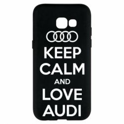 Чехол для Samsung A5 2017 Keep Calm and Love Audi - PrintSalon