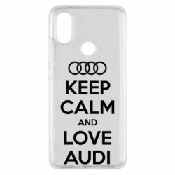 Чехол для Xiaomi Mi A2 Keep Calm and Love Audi - PrintSalon