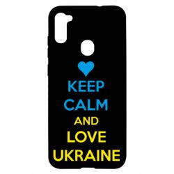 Чехол для Samsung A11/M11 KEEP CALM and LOVE UKRAINE - PrintSalon