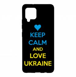 Чехол для Samsung A42 5G KEEP CALM and LOVE UKRAINE - PrintSalon
