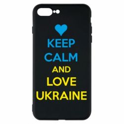 Чехол для iPhone 7 Plus KEEP CALM and LOVE UKRAINE-PrintSalon Чехол для iPhone 7 Plus KEEP CALM and LOVE UKRAINE