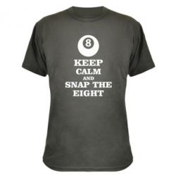 Камуфляжная футболка Keep calm and snap the eight - PrintSalon