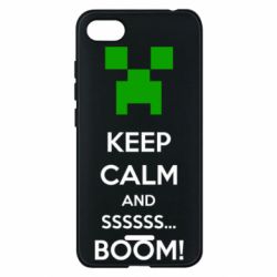 Чохол для Xiaomi Redmi 6A Keep calm and ssssssss...BOOM! - PrintSalon