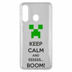 Чохол для Samsung M40 Keep calm and ssssssss...BOOM! - PrintSalon