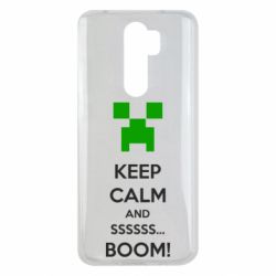 Чохол для Xiaomi Redmi Note 8 Pro Keep calm and ssssssss...BOOM! - PrintSalon