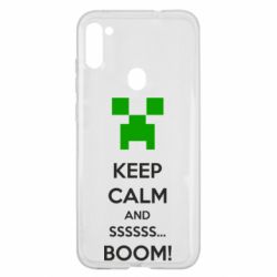 Чохол для Samsung A11 / M11 Keep calm and ssssssss...BOOM! - PrintSalon