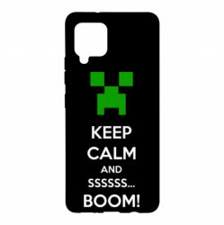 Чохол для Samsung A42 5G Keep calm and ssssssss...BOOM! - PrintSalon