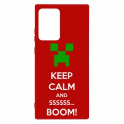 Чохол для Samsung Note 20 Ultra Keep calm and ssssssss...BOOM! - PrintSalon