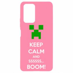 Чохол для Xiaomi Redmi Note 10 Pro Keep calm and ssssssss...BOOM! - PrintSalon