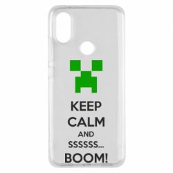 Чохол для Xiaomi Mi A2 Keep calm and ssssssss...BOOM! - PrintSalon