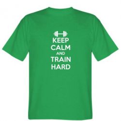 Чоловіча футболка Stedman KEEP CALM and TRAIN HARD - PrintSalon