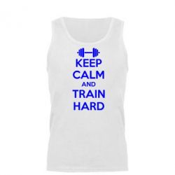 Майка чоловіча KEEP CALM and TRAIN HARD - PrintSalon