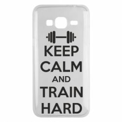 Чохол для Samsung J3 2016 KEEP CALM and TRAIN HARD - PrintSalon