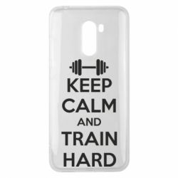 Чохол для Xiaomi Pocophone F1 KEEP CALM and TRAIN HARD - PrintSalon