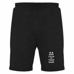 Чоловічі шорти KEEP CALM and TRAIN HARD - PrintSalon