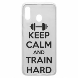 Чохол для Samsung A30 KEEP CALM and TRAIN HARD - PrintSalon