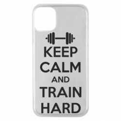 Чохол для iPhone 11 Pro KEEP CALM and TRAIN HARD - PrintSalon