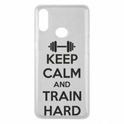 Чохол для Samsung A10s KEEP CALM and TRAIN HARD - PrintSalon