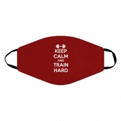 Маска багаторазова KEEP CALM and TRAIN HARD - PrintSalon