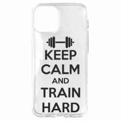 Чохол для iPhone 12 mini KEEP CALM and TRAIN HARD - PrintSalon