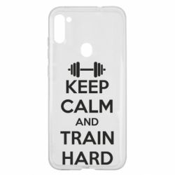 Чохол для Samsung A11 / M11 KEEP CALM and TRAIN HARD - PrintSalon