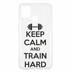 Чохол для Samsung M31 KEEP CALM and TRAIN HARD - PrintSalon
