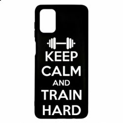 Чохол для Samsung M51 KEEP CALM and TRAIN HARD - PrintSalon