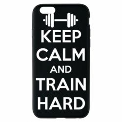 Чохол для iPhone 6/6S KEEP CALM and TRAIN HARD - PrintSalon