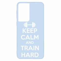 Чохол для Samsung S21 KEEP CALM and TRAIN HARD - PrintSalon