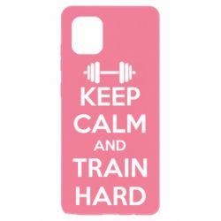 Чохол для Samsung Note 10 Lite KEEP CALM and TRAIN HARD - PrintSalon