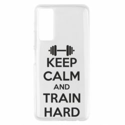 Чохол для Huawei P Smart 2021 KEEP CALM and TRAIN HARD - PrintSalon