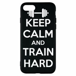 Чохол для iPhone 7 KEEP CALM and TRAIN HARD - PrintSalon