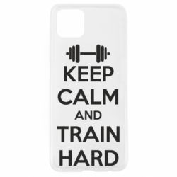 Чохол для Oppo A92sKEEP CALM and TRAIN HARD - PrintSalon